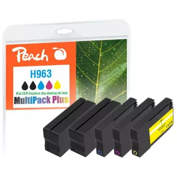 Peach 6ZC70AE ink cartridge 5 pc(s) Compatible Black, Cyan, Magenta, Yellow