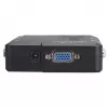 Manhattan KVM Switch Compact 4-Port, 4x USB-A, Cables included, Audio Support, Control 4x computers from one pc/mouse/screen, Black, Lifetime Warranty, Boxed