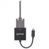 Manhattan USB-C to VGA Converter Cable, 1080p@60Hz, Black, 8cm, Male to Female, Lifetime Warranty, Equivalent to CDP2HD
