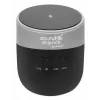 Manhattan Metallic Bluetooth Speaker with Wireless Charging Pad, Decent Sound Output (3W), 3 hour Playback time, Wireless Pad 5W, Integrated Controls, Range 10m, microSD card reader, USB-A charging cable incl, Bluetooth 5.0, 3 Years Warranty