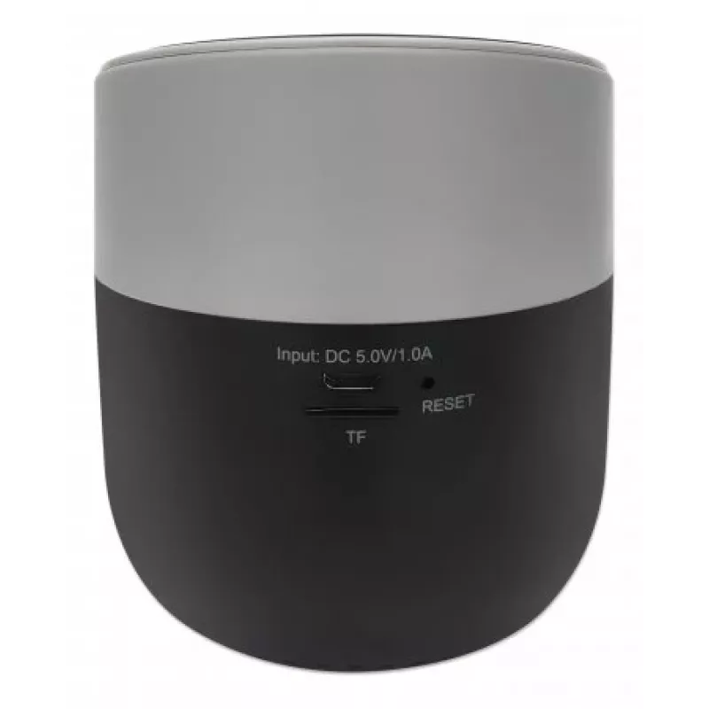 Manhattan Metallic Bluetooth Speaker with Wireless Charging Pad, Decent Sound Output (3W), 3 hour Playback time, Wireless Pad 5W, Integrated Controls, Range 10m, microSD card reader, USB-A charging cable incl, Bluetooth 5.0, 3 Years Warranty