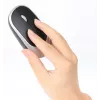 Manhattan One Single USB-A Nano Receiver for Both, Full-Size Wireless Keyboard, Ambidextrous Optical Mouse with Three Buttons and Scroll Wheel, 1200 dpi, Silver/Black