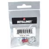 Intellinet Keystone Jack, Cat6, UTP, Punch-down, White, Flat, White, RJ-45, Female, 22/26, Cat6