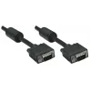 Manhattan VGA Monitor Cable (with Ferrite Cores), 10m, Black, Male to Male, HD15, Cable of higher SVGA Specification (fully compatible), Shielding with Ferrite Cores helps minimise EMI interference for improved video transmission, Lifetime Warranty