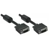 Manhattan VGA Monitor Cable (with Ferrite Cores), 1.8m, Black, Male to Male, HD15, Cable of higher SVGA Specification (fully compatible), Shielding with Ferrite Cores helps minimise EMI interference for improved video transmission, Lifetime Warranty
