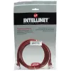 Intellinet Network Patch Cable, Cat5e, 5m, Red, CCA, U/UTP, PVC, RJ45, Gold Plated Contacts, Snagless, Booted, Lifetime Warranty