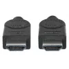 Manhattan HDMI 4K@30Hz Cable with Ethernet, 1m, Suitable for ALL 1080p/HD and majority of 4K uses (check your system 4K specification to be sure), Male to Male, Black, Ultra HD 4k x 2k, Lifetime Warranty, High Speed, Equivalent to HDMM1MHS