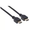Manhattan HDMI 4K@60Hz Cable with Ethernet - CL3 rated, 5m, Suitable for In-Wall use, For ALL 4K & 1080p/HD uses - when upgrading now or have it ready for when you need it, Male to Male, Black, Ultra HD 4k x 2k, Lifetime Warranty, Premium High Speed