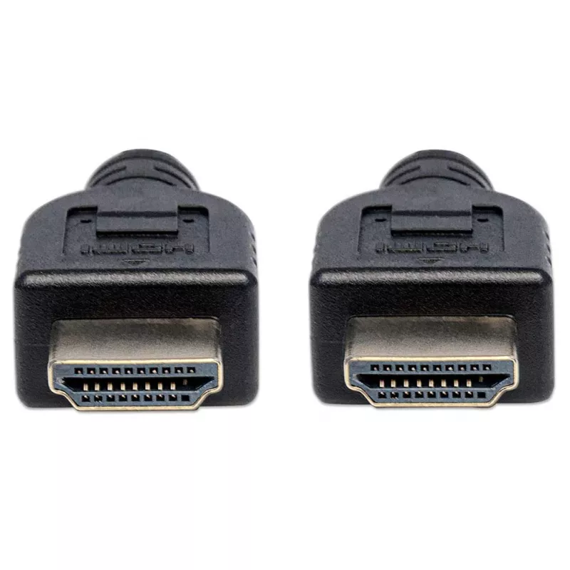 Manhattan HDMI 4K@60Hz Cable with Ethernet - CL3 rated, 5m, Suitable for In-Wall use, For ALL 4K & 1080p/HD uses - when upgrading now or have it ready for when you need it, Male to Male, Black, Ultra HD 4k x 2k, Lifetime Warranty, Premium High Speed