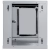 Intellinet 10 inch Network Cabinet - Wall Mount (Standard), 6U, 300mm Deep, Grey, Assembled, Max 60kg, Suitable also for use on desk or floor, Usable Depth 265mm, Metal & Glass Door, Back Panel, Removeable Sides,Parts for wall install (eg screws/rawl plugs) not included