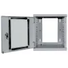 Intellinet 10 inch Network Cabinet - Wall Mount (Standard), 6U, 300mm Deep, Grey, Assembled, Max 60kg, Suitable also for use on desk or floor, Usable Depth 265mm, Metal & Glass Door, Back Panel, Removeable Sides,Parts for wall install (eg screws/rawl plugs) not included