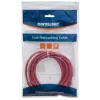 Intellinet Network Patch Cable, Cat6, 0.5m, Red, CCA, U/UTP, PVC, RJ45, Gold Plated Contacts, Snagless, Booted, Lifetime Warranty
