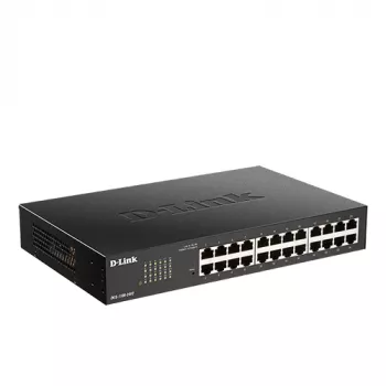 D-Link 24-Port Gigabit Smart Managed Switch, Managed, L2, Gigabit Ethernet (10/100/1000), Rack mounting, 1U