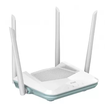 D-Link EAGLE PRO AI AX1500 Smart Router wireless router Gigabit Ethernet Dual-band (2.4 GHz / 5 GHz) White