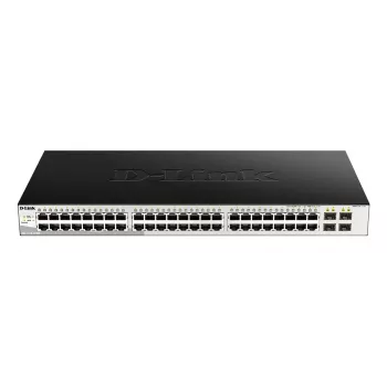 D-Link DGS-1210-52/ME Managed L2 Gigabit Ethernet (10/100/1000) 1U Black