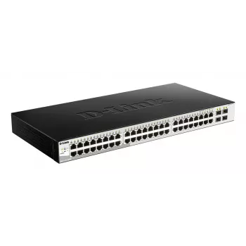 D-Link DGS-1210-52/ME Managed L2 Gigabit Ethernet (10/100/1000) 1U Black