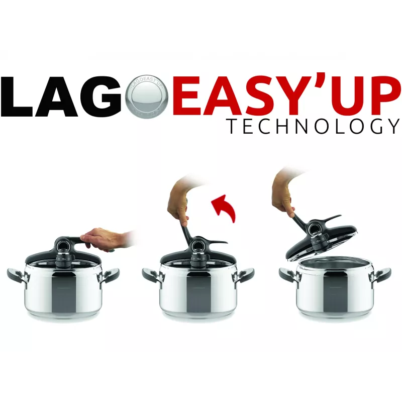 Lagostina Mia Lagoeasy'up 5 L Stainless steel