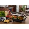 Ariete 1911 Toast & Grill Slim - Non-stick electric plate for toast and sandwich - ribbed plate - 1000 Watt - Silver