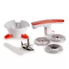 Ariete 261 Passì - Electric vegetable mill - 3 stainless steel discs - adaptable to any container - 25 Watt - White and orange