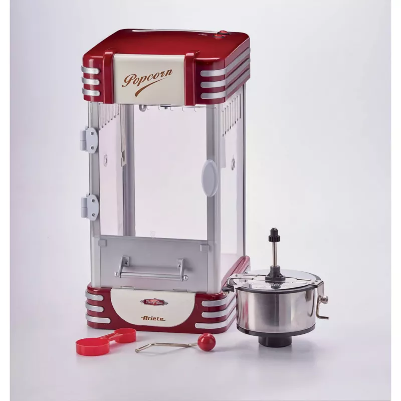 Ariete 2953 Popcorn Popper XL, total capacity 2.4 L, bowl capacity 700gr, 310 W, Red/White, 290 x 340 x 520 mm