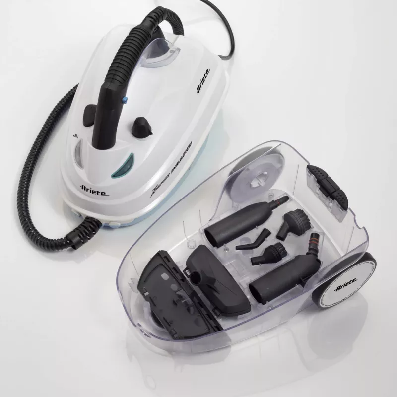 Ariete 4146/02 Cylinder steam cleaner 1.6 L 1500 W White, Light Blue