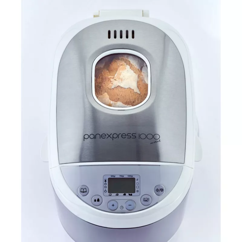 Ariete 133 Bread Machine - Panexpress 1000 Metal - Knead, Yeast and Bake - Homemade bread - Gluten free bread - 19 pre-set programs