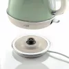 Ariete 2869 Vintage Electric Kettle, Stainless Steel, 1.7 L, Auto Shut Off, 2000 W, for Water, Tea and Herbal Drinks, Pastel Green