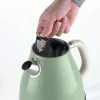 Ariete 2869 Vintage Electric Kettle, Stainless Steel, 1.7 L, Auto Shut Off, 2000 W, for Water, Tea and Herbal Drinks, Pastel Green