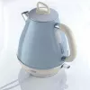 Ariete 2869 Vintage Electric Kettle, Stainless Steel, 1.7 L, Auto Shut Off, 2000 W, for Water, Tea and Herbal Drinks, Pastel Blue