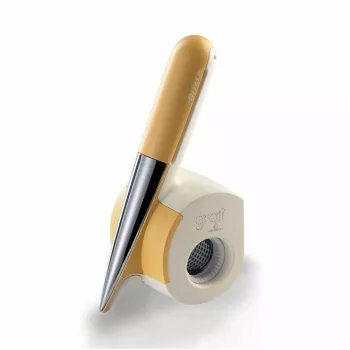 Ariete 457 Gratì Waterproof - Waterproof electric grater - Cordless - Washable under running water - 2 stainless steel rollers - White and Yellow