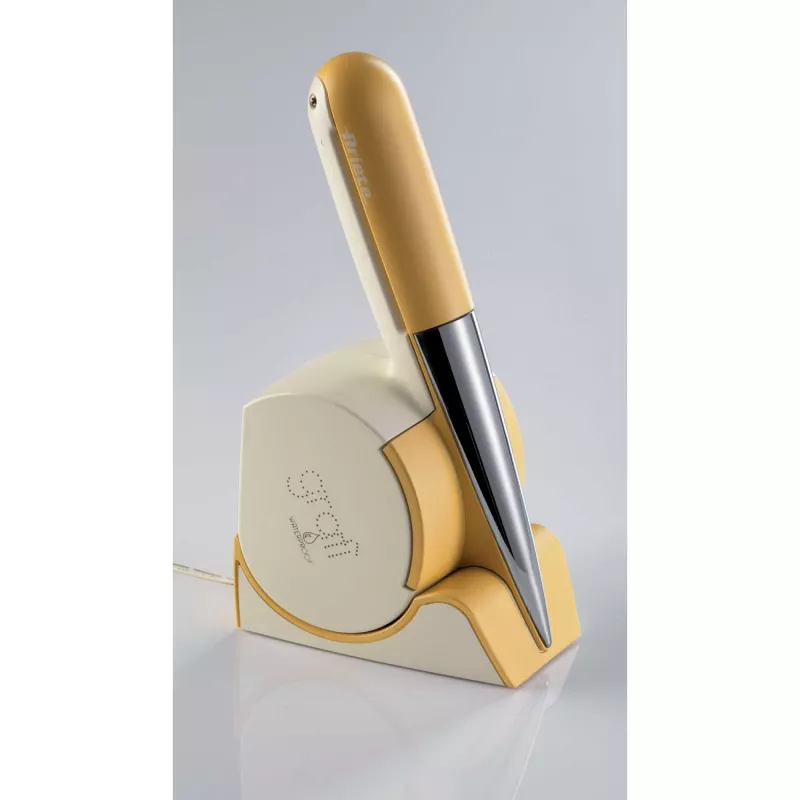 Ariete 457 Gratì Waterproof - Waterproof electric grater - Cordless - Washable under running water - 2 stainless steel rollers - White and Yellow