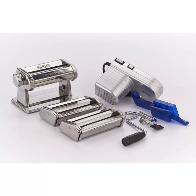 Ariete Pastamatic 1593 - Electric homemade pasta machine - Electric sheeter lasagne, fettuccine, pappardelle, tagliatelle, tagliolini