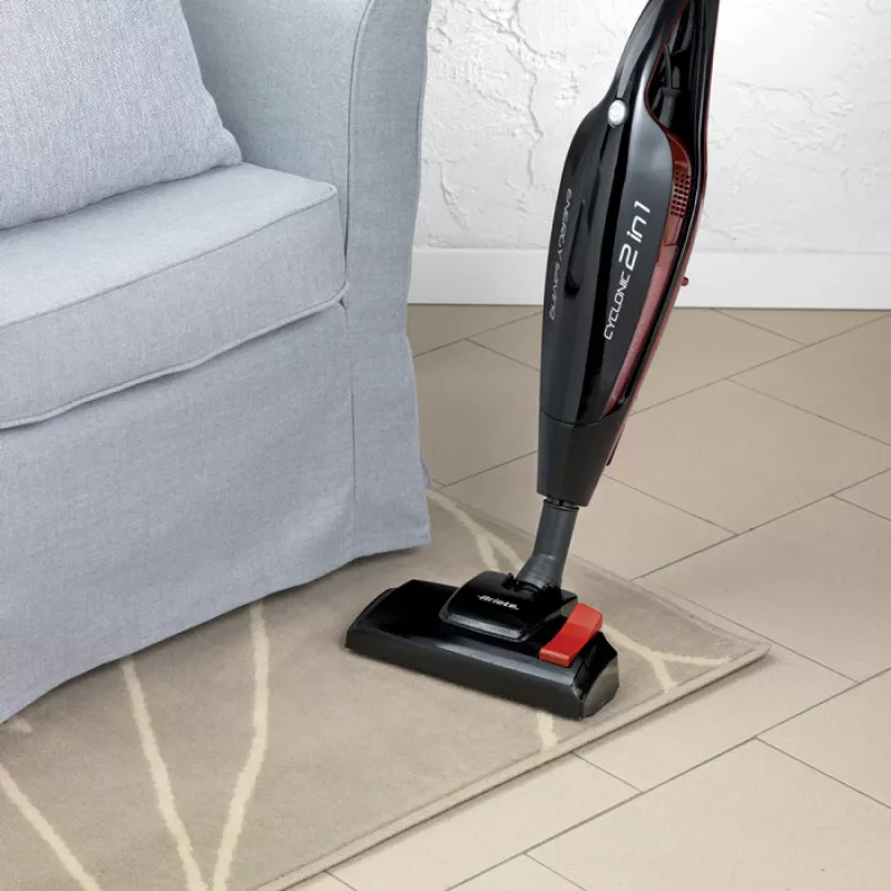 Ariete 2764 Evo 2 in 1 - Corded Electric Broom - Vacuum Cleaner and Mini Vacuum Cleaner - Bagless cyclonic technology - Hepa filter - 0.8 Liters