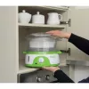 Ariete 911 Healthy Steam - Electric steamer - 3 Baskets - Rice container - Timer 60 '- 800 Watt - 9 Liters - White and Green