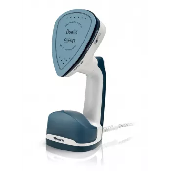 Ariete 6246 Duetto Garment Iron - Vertical Iron and Iron with Non-stick Ceramic Plate - 1000 Watt - White and Blue