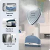 Ariete 6246 Duetto Garment Iron - Vertical Iron and Iron with Non-stick Ceramic Plate - 1000 Watt - White and Blue