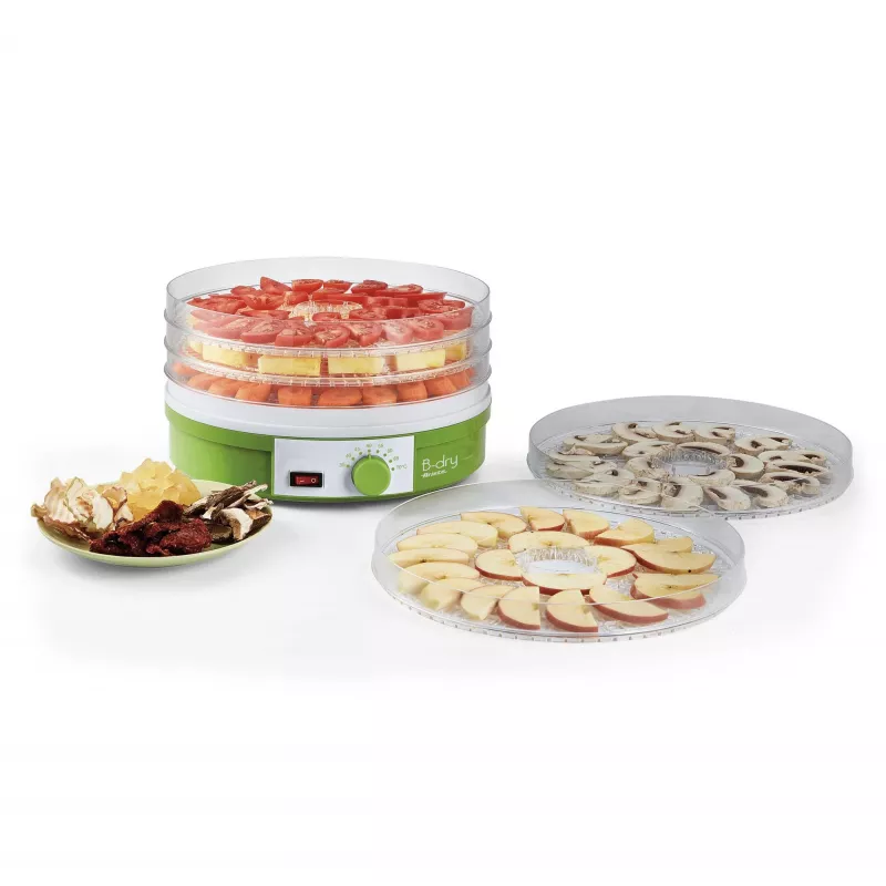 Ariete 616 B-Dry Dehydrator - Food Dehydrator - Fruit, Vegetables, Dehydrated Meat - Temperature 35 ° C / 70 ° C - 245 Watt - Green