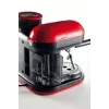Ariete 1318 Moderna Espresso Machine with Integrated Coffee Grinder, For Coffee Beans and Ground Coffee, Milk Frothing Cappuccino Maker, 1 and 2 Cup Filter, 1080 W, 800 cc, Red