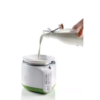 Ariete 615 B-Cheese Machine for Cheese and Yoghurt, 6 Pre-Set Programmes, Removable Non-Stick Basket, Suitable for Vegans and People with Food Intolerances, Extensive Recipe Book, 500 W, White/Green