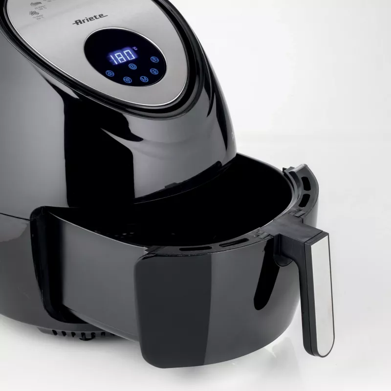 Ariete 4618 Airy Fryer XXL - Air Fryer - Fry 2.5 kg of French Fries - 7 Liters - Cooking Without Oil and Fat - 1800 Watt - Black