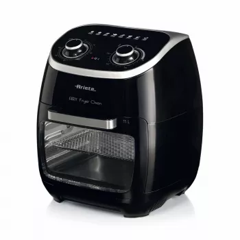 Ariete 4619 Airy Fryer Oven - Air Fryer and Electric Oven with Rotisserie - Rotating Basket - Dryer - 2000 Watt - 11 Liters - Steel