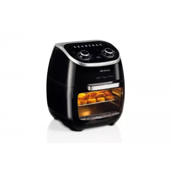 Ariete 4619 Airy Fryer Oven - Air Fryer and Electric Oven with Rotisserie - Rotating Basket - Dryer - 2000 Watt - 11 Liters - Steel