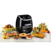 Ariete 4619 Airy Fryer Oven - Air Fryer and Electric Oven with Rotisserie - Rotating Basket - Dryer - 2000 Watt - 11 Liters - Steel