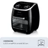Ariete 4619 Airy Fryer Oven - Air Fryer and Electric Oven with Rotisserie - Rotating Basket - Dryer - 2000 Watt - 11 Liters - Steel