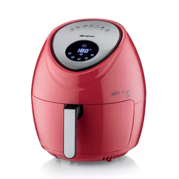 Ariete 4618 Airy Fryer XXL - Air Fryer - Fry 2.5 kg of French Fries - 7Liters - Cooking Without Oil and Fat - 1800 Watt - Red