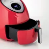 Ariete 4618 Airy Fryer XXL - Air Fryer - Fry 2.5 kg of French Fries - 7Liters - Cooking Without Oil and Fat - 1800 Watt - Red