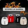 Ariete 4618 Airy Fryer XXL - Air Fryer - Fry 2.5 kg of French Fries - 7Liters - Cooking Without Oil and Fat - 1800 Watt - Red