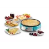 Ariete Maker Electric Plate for Crepes, 1000 W, Non-Stick, Blue