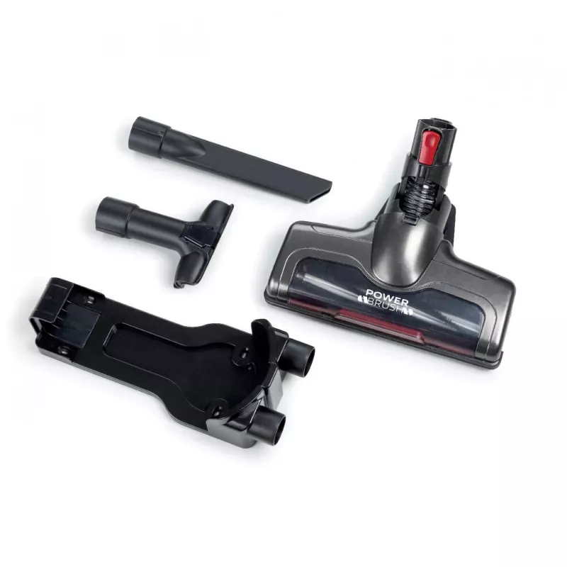 Ariete 2757 22v Lithium - Wireless Electric Broom - 3 Filtration Levels - 2200 mAH Li-Ion battery - Accessory kit included - Red