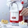 Ariete 2958 Pop Corn Maker Party Time, Popcorn Maker with Lever, 1100 Watt, Capacity 600 g, Fat Free Hot Air Cooking, Red